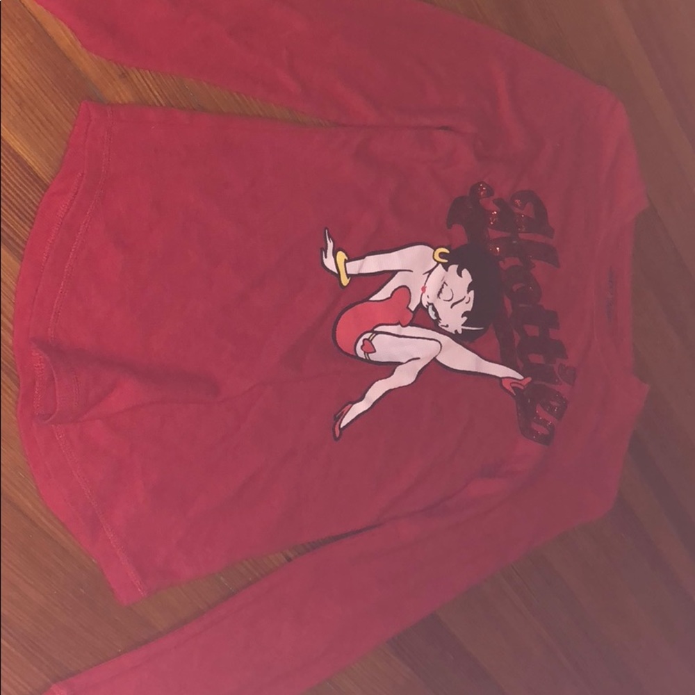 Betty boop long sleeve shirt
